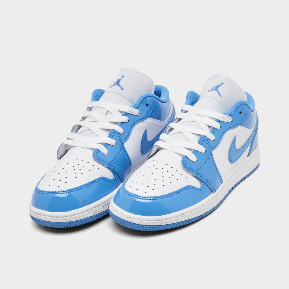 [fz3929-114] Grade School Air Jordan Retro 1 Low Se 'legend Blue Patent'