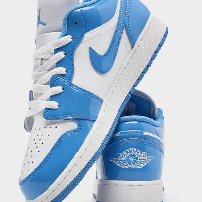 [fz3929-114] Grade School Air Jordan Retro 1 Low Se 'legend Blue Patent'