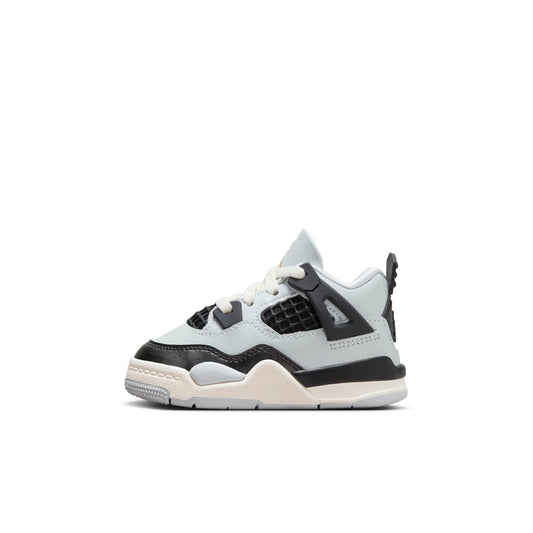 Air Jordan Toddlers Retro 4 'Platinum Gold Td' Sneakers