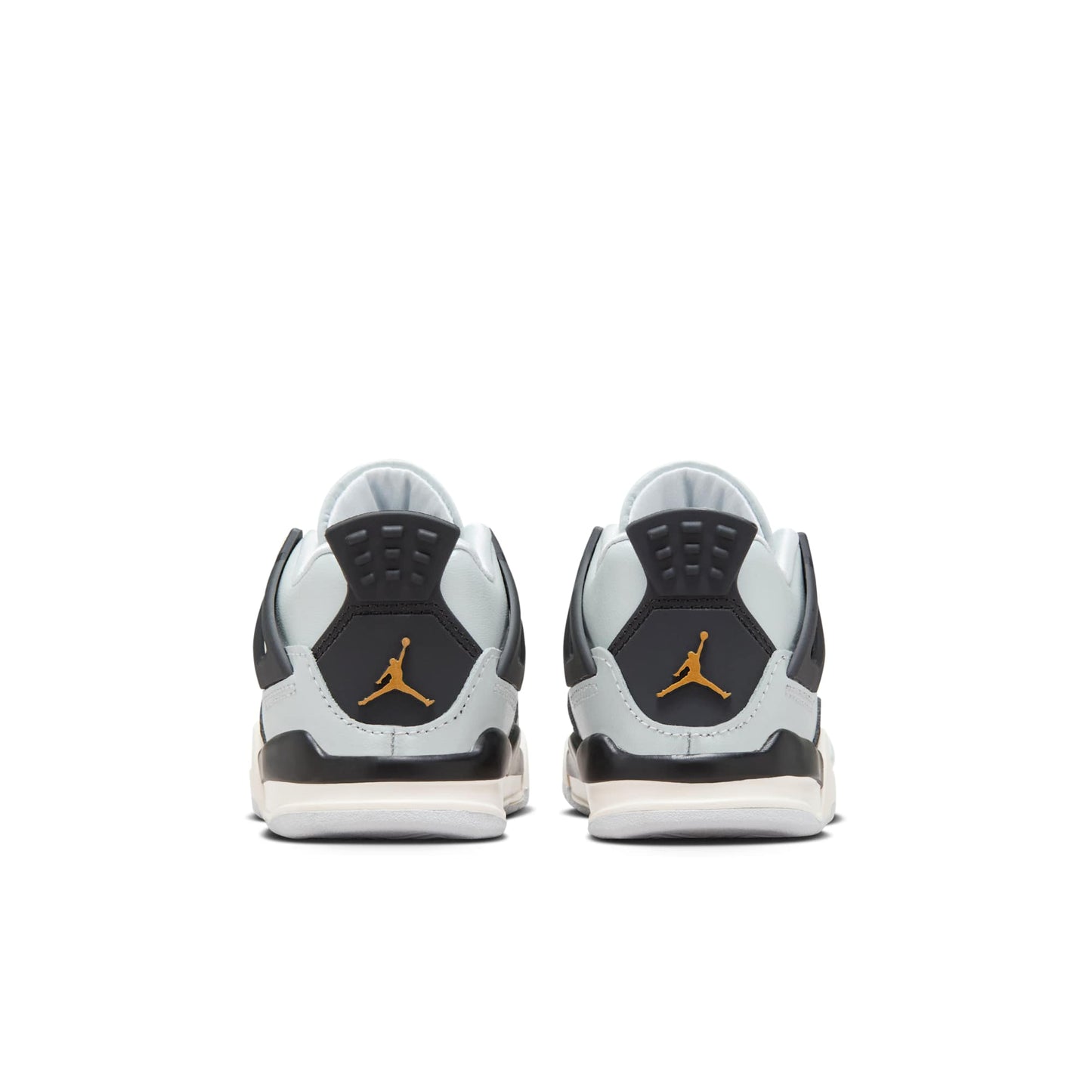 Air Jordan Toddlers Retro 4 'Platinum Gold Td' Sneakers