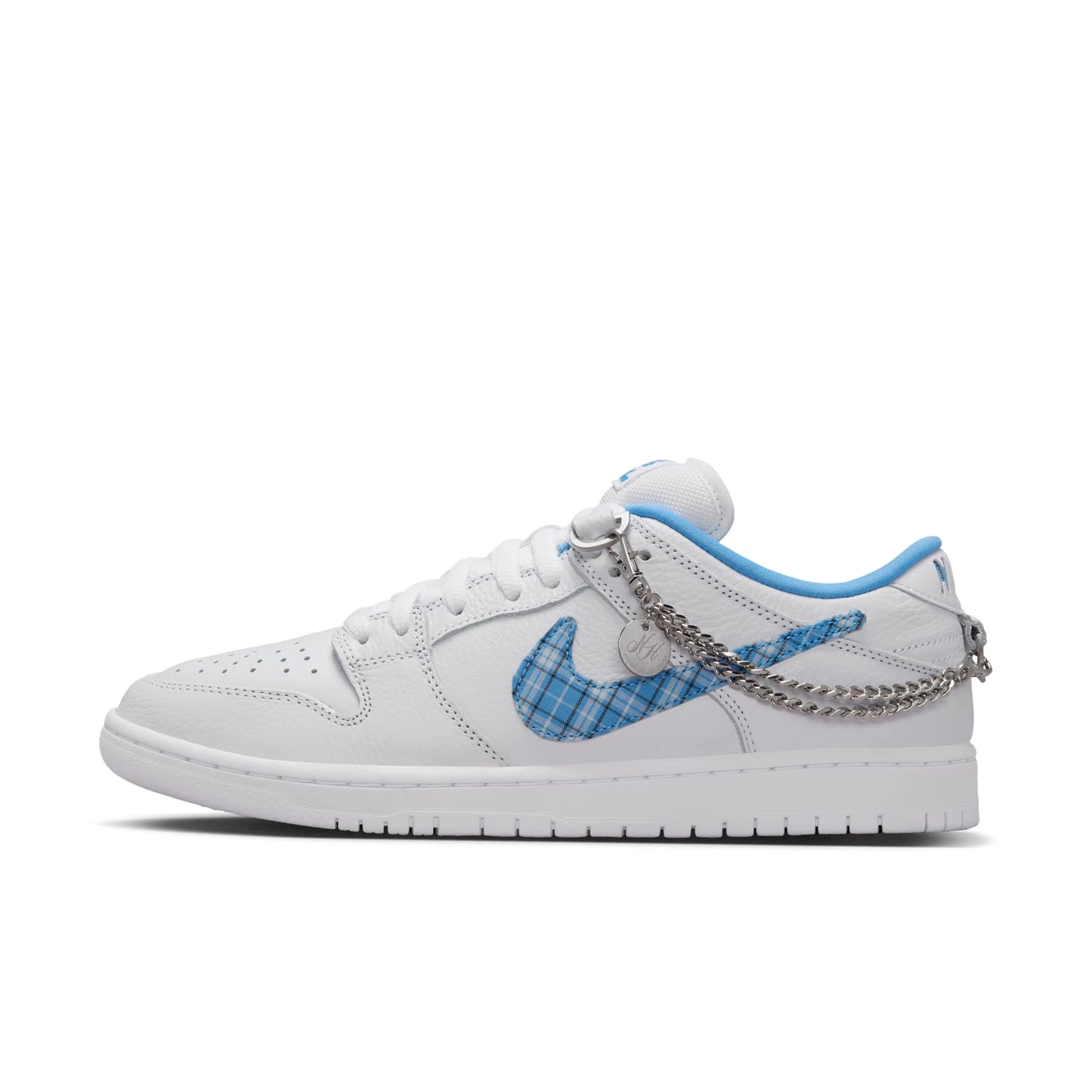 Nike Men's Nicole Hause X Dunk Low Pro Sb 'White University Blue' Sneakers