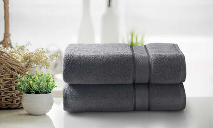 Kathy Ireland 2 Piece Zero Twist Cotton Plush Bath Sheet Set by Bed Bath Fashions