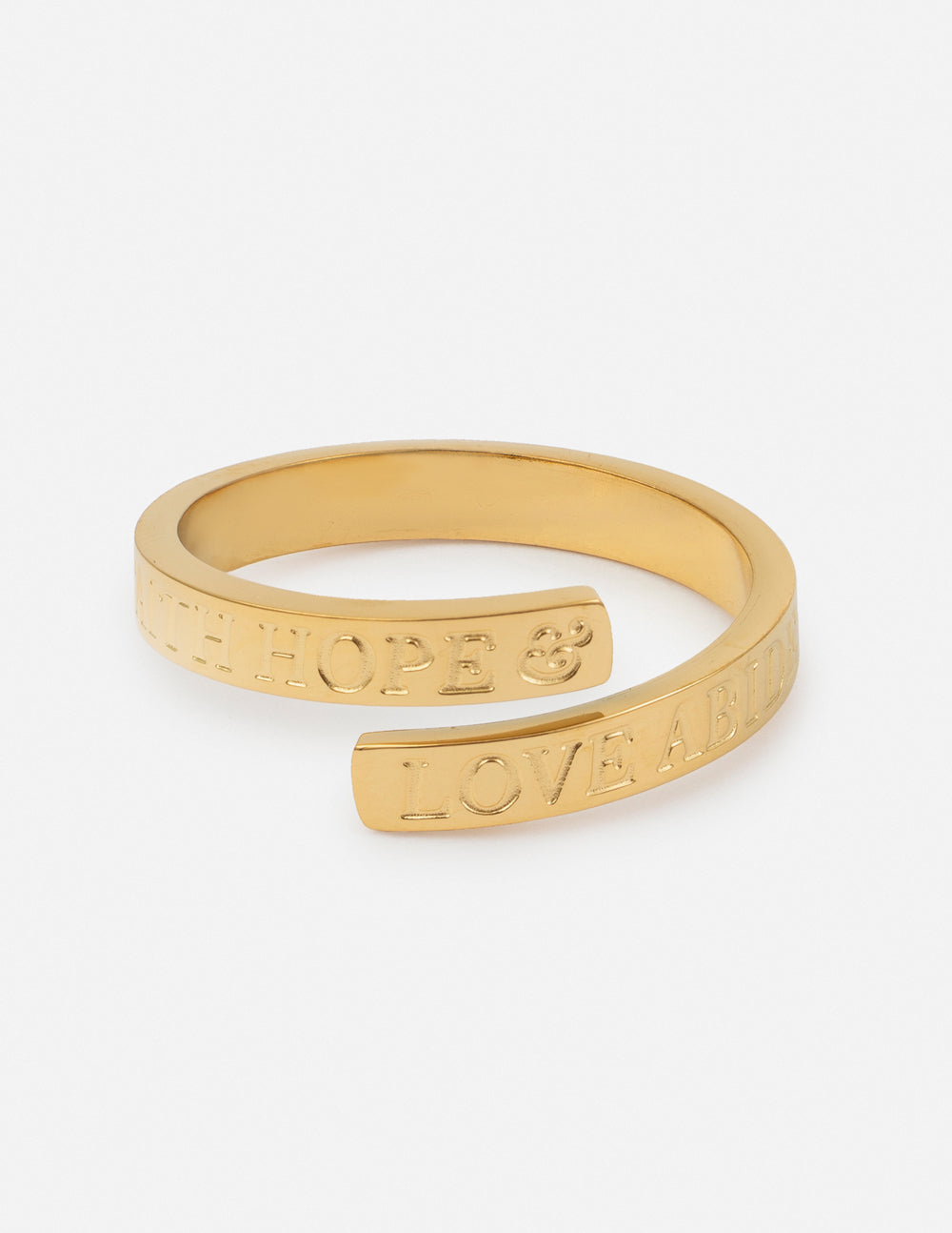 Elevated Faith Faith Hope Love Ring