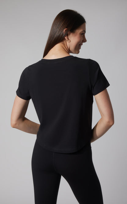 2 PK Airlite Cotton Boxy Cropped Short Sleeve Tee - Our Petal Tone Story