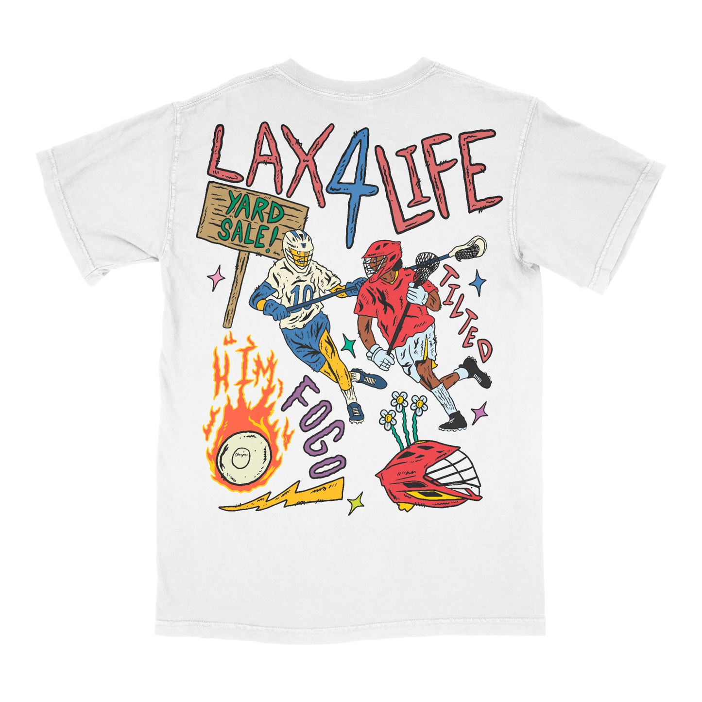 Lax 4 Life Limited Edition Graphic T-Shirt