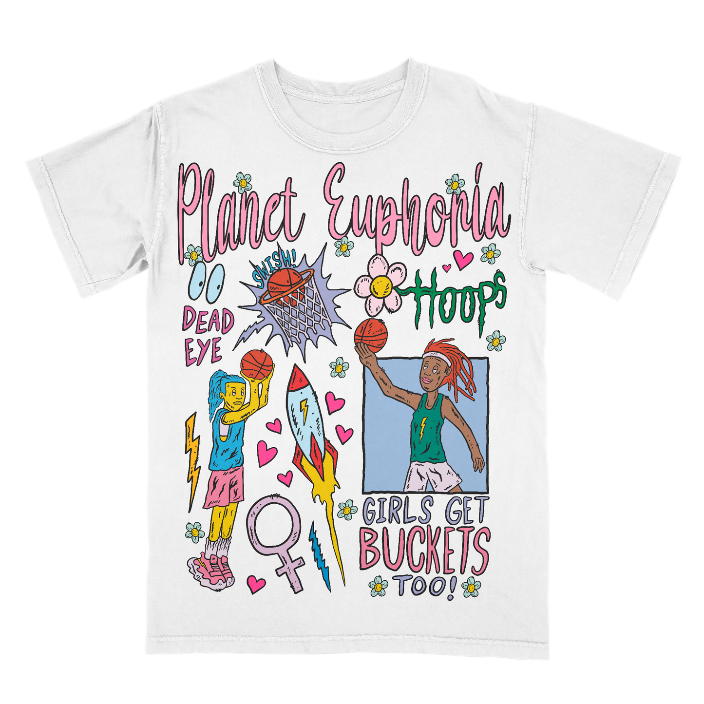 Girls Get Buckets Limited Edition Graphic T-Shirt