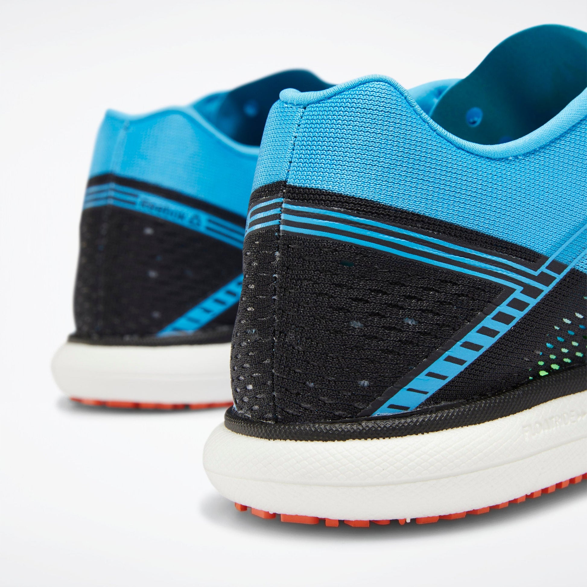 Black/Cyan/White/Red-