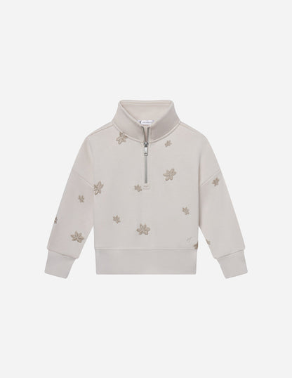 Elevated Faith Floral Kids Half-Zip