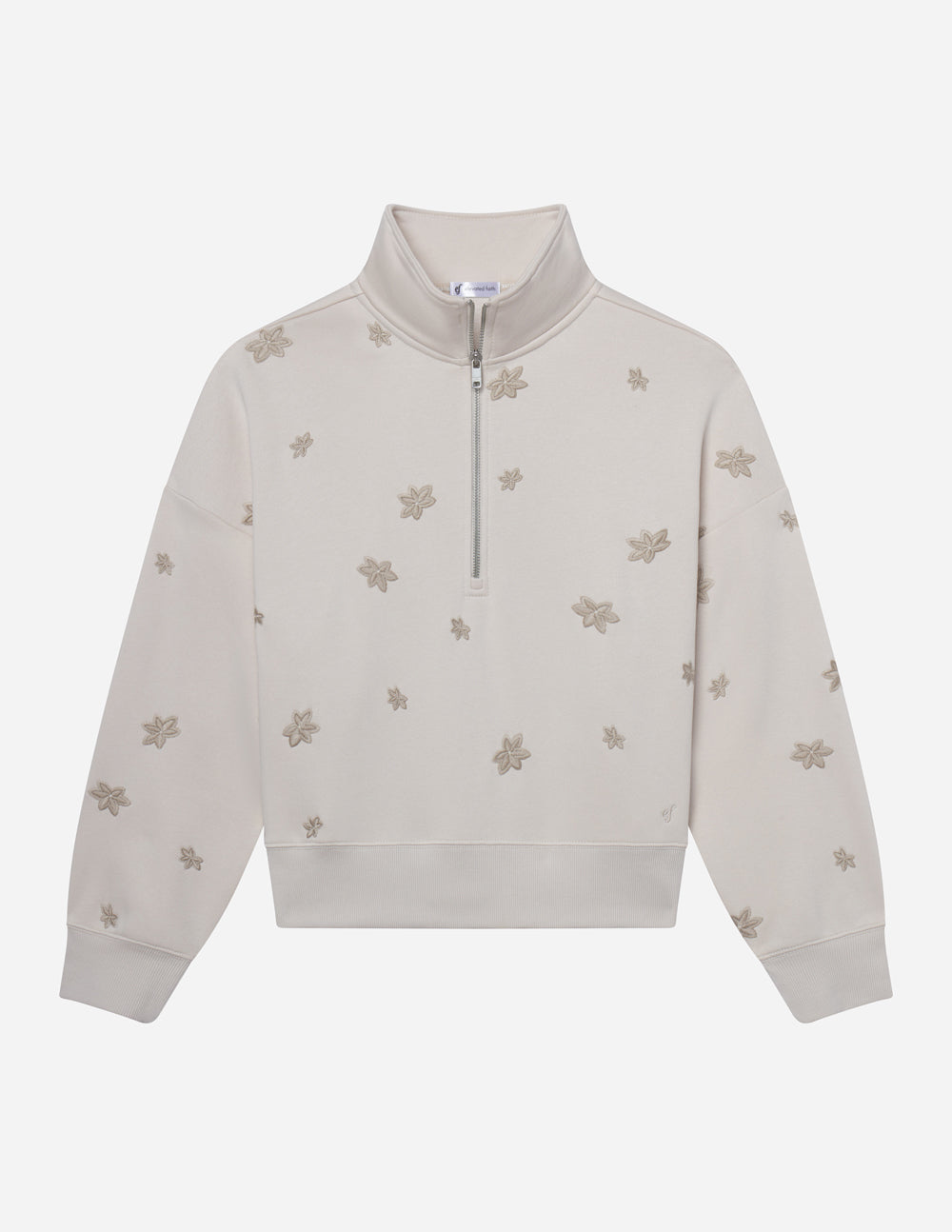 Elevated Faith Floral Women's Half-Zip
