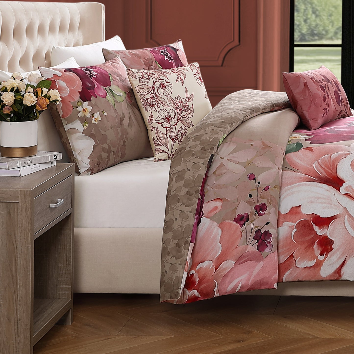 Bebejan Florence 5 Piece Reversible Comforter Set
