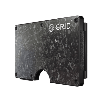 Grid Wallet Forged Carbon