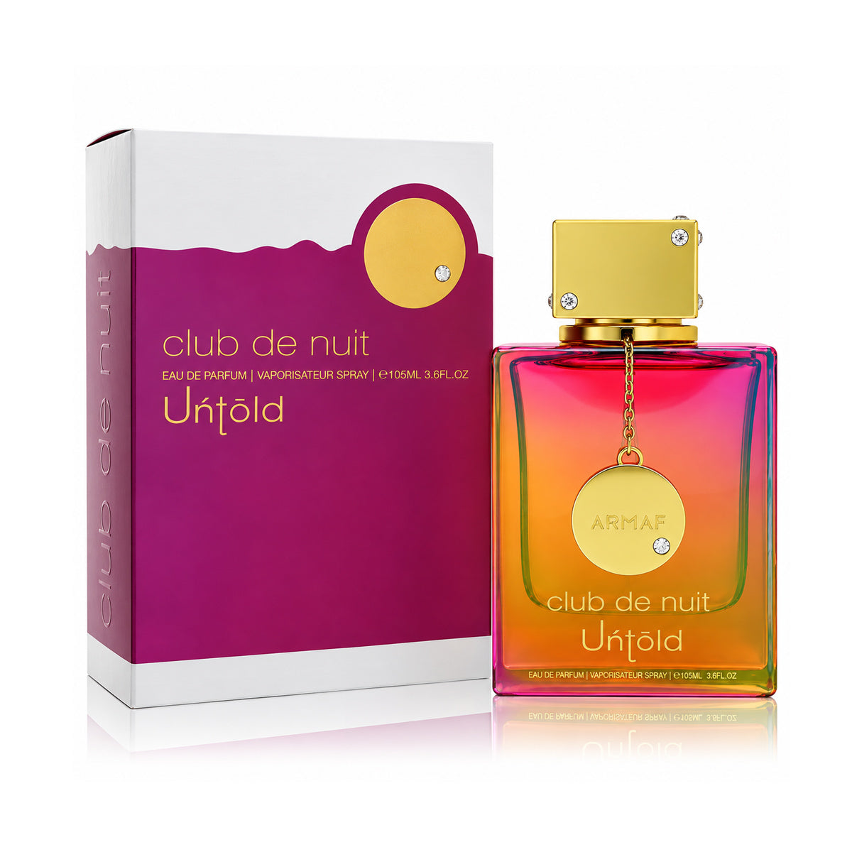 Club De Nuit Untold by Armaf Eau De Parfum Spray (Unisex) 3.6 oz for Women