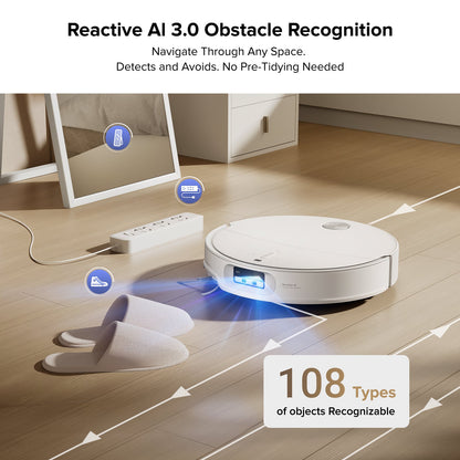 Roborock Qrevo CurvX Robot Vacuum with Multifunctional Dock 3.0 Thermo+