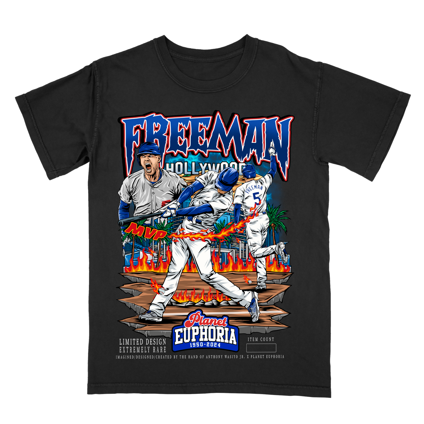 Freddie Freeman V2 Limited Edition MLB Player Graphic T-Shirt