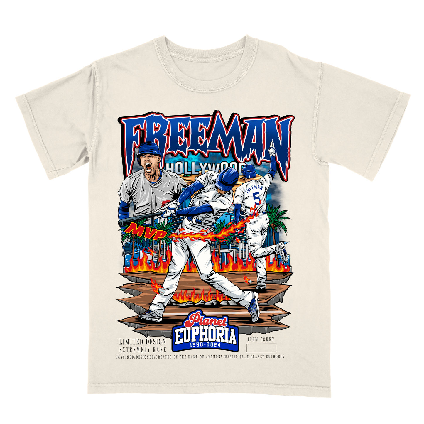 Youth Freddie Freeman V2 Limited Edition MLB Player Graphic T-Shirt