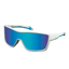 Shiny White w/ Ice Blue Mirror Polarized Lens