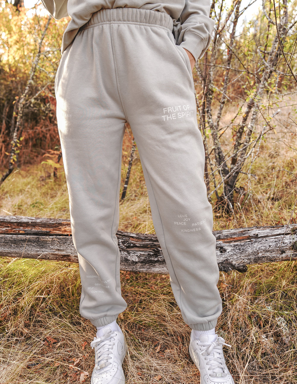 Elevated Faith Fruit of the Spirit Grey Unisex Sweatpant