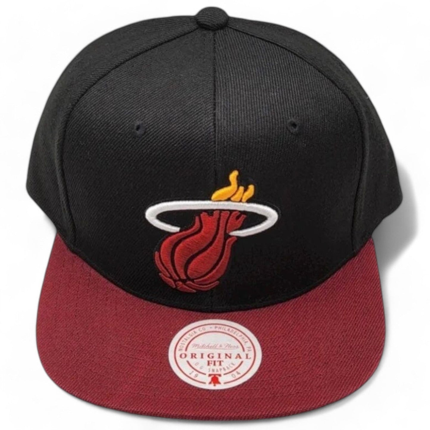 Mitchell & Ness Men's NBA Core Basic Snapback Heat Snapback Caps