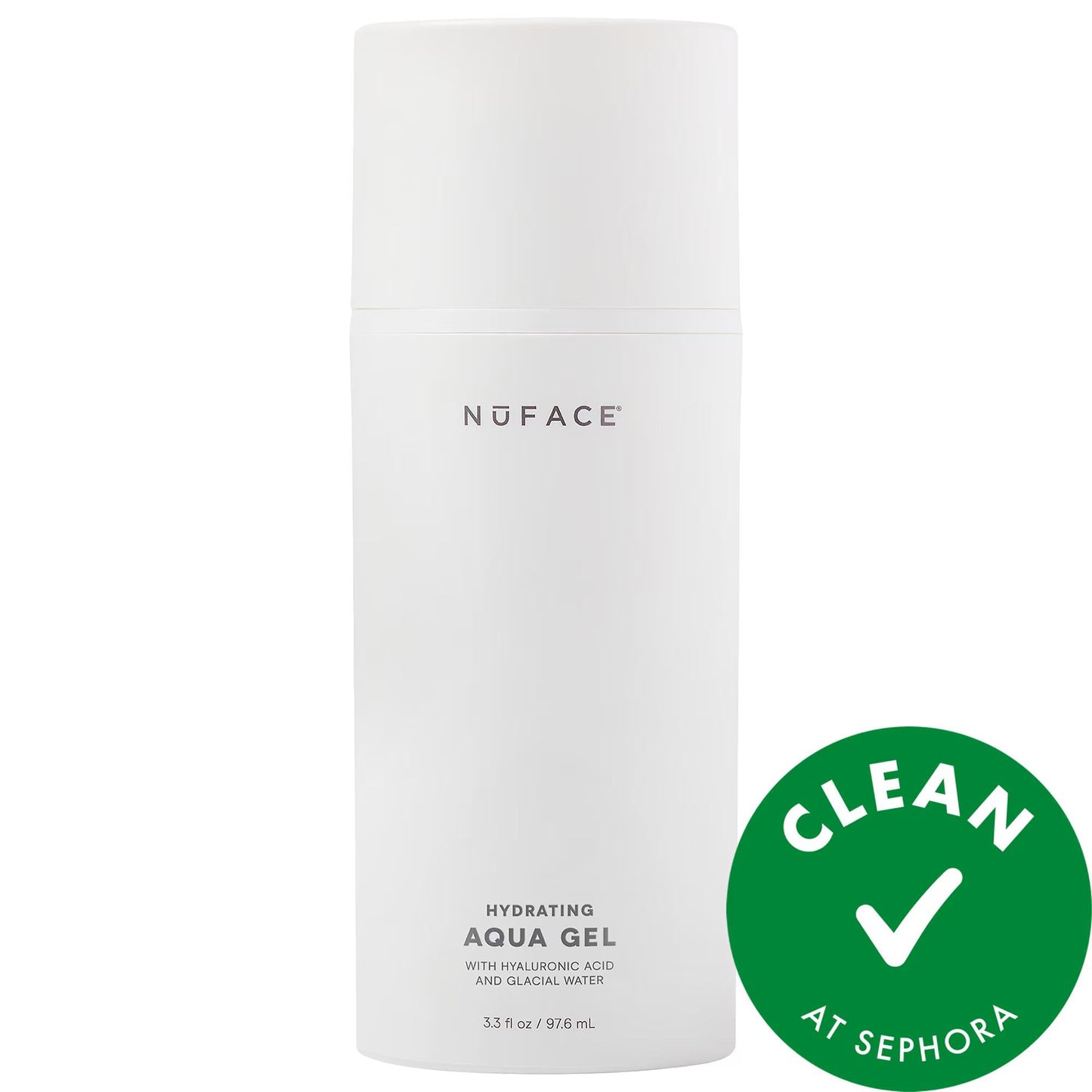 NuFACE Hydrating Aqua Gel: Microcurrent Serum with Hyaluronic Acid - 24 Hour Hydration for Anti-Aging & Clean Beauty