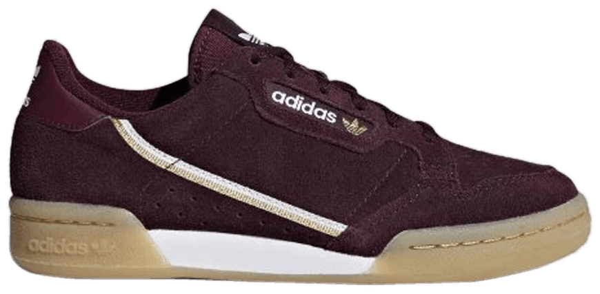 Youth adidas Continental 80 J - Maroon