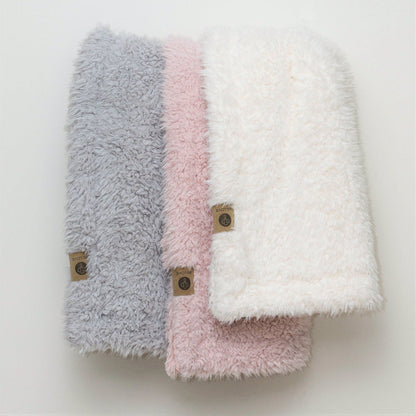Angel Plush Blanket | Big - Silver Cloud
