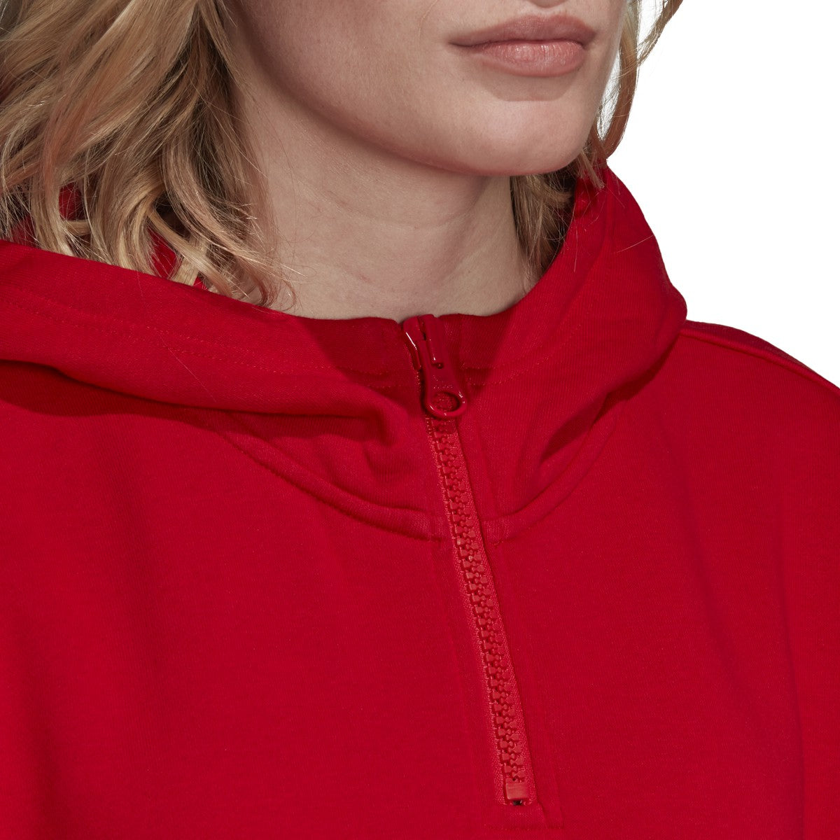 Women's adidas Adicolor 3D Trefoil Half-Zip Hoodie