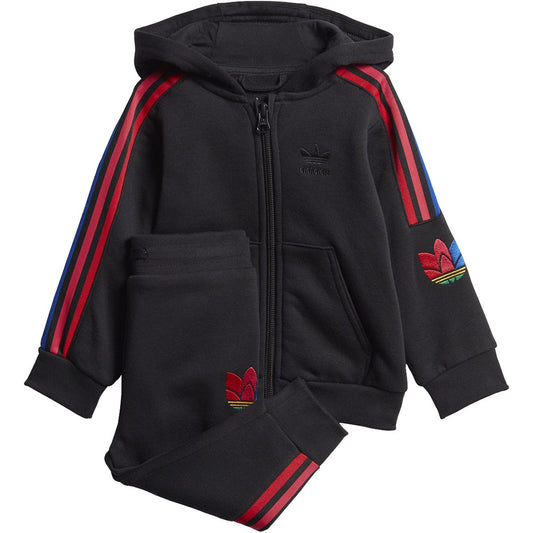 adidas Toddler 3D Trefoil Fullzip Hoodie Set Sweaters