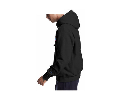 Champion C Life Reverse Weave 3D Logo Men's Hoodie — Black