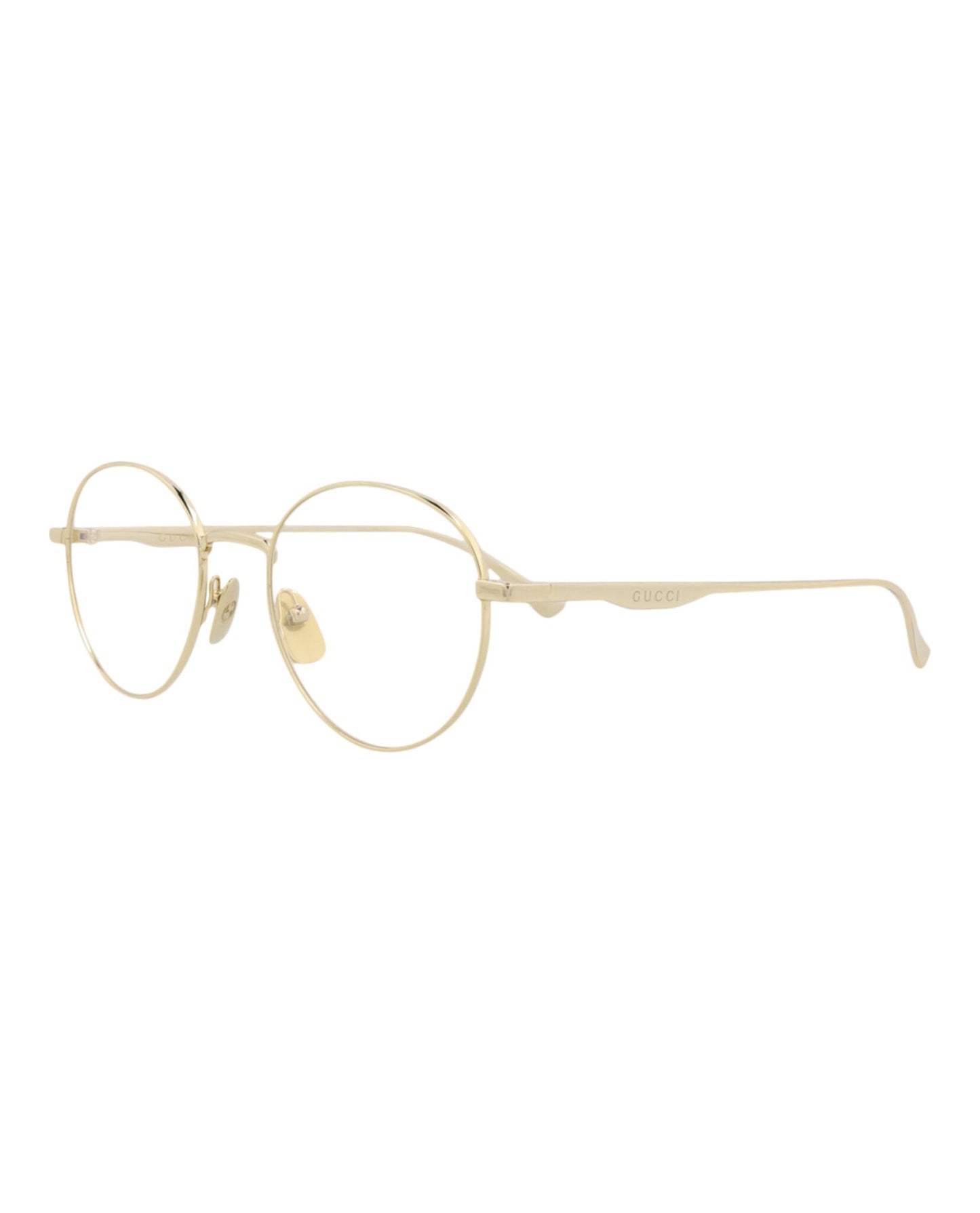 Gucci Round-Frame Metal Optical Frames