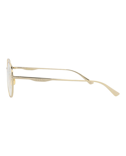 Gucci Round-Frame Metal Optical Frames