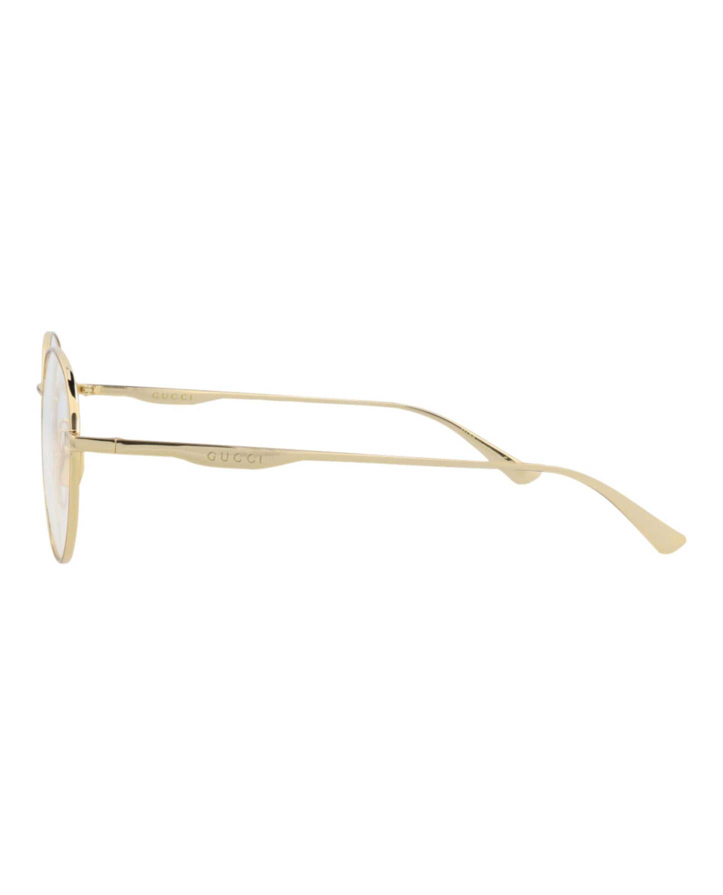 Gucci Round-Frame Metal Optical Frames