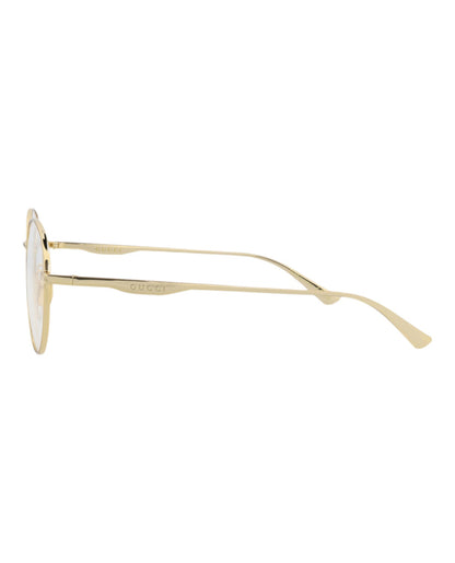 Gucci Round-Frame Metal Optical Frames