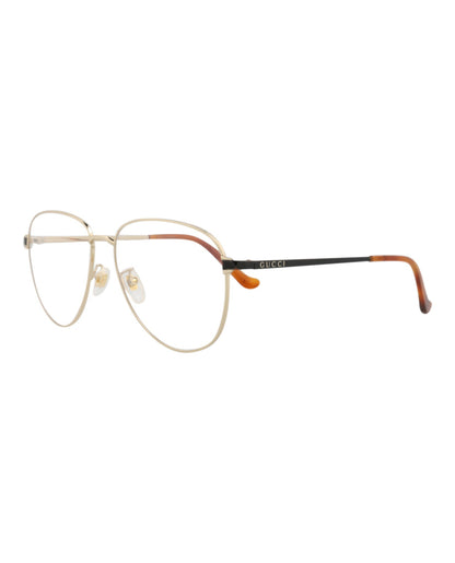 Gucci Aviator-Frame Metal Optical Frames