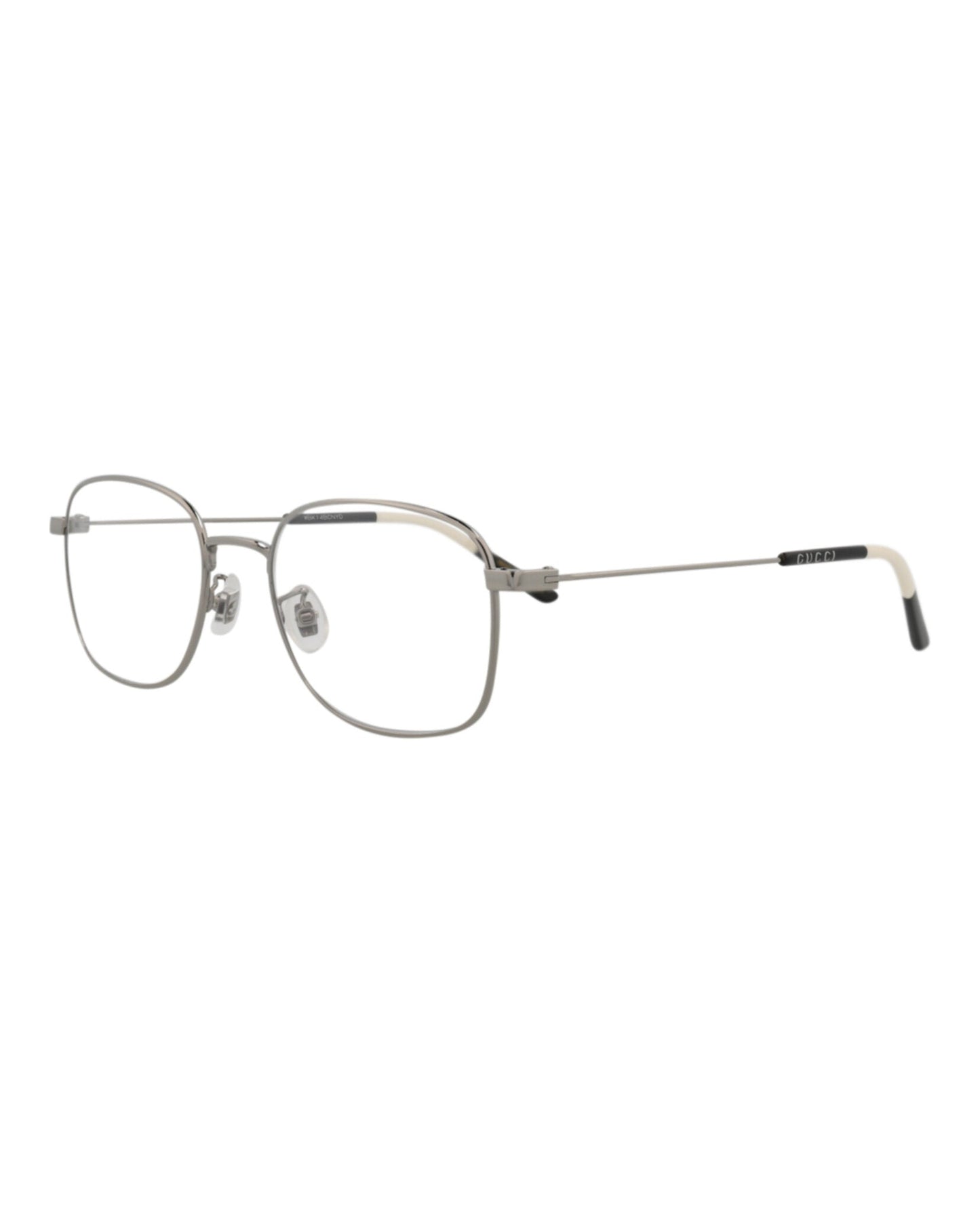 Gucci Square-Frame Metal Optical Frames