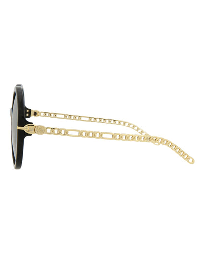 Gucci Oval-Frame Acetate Sunglasses