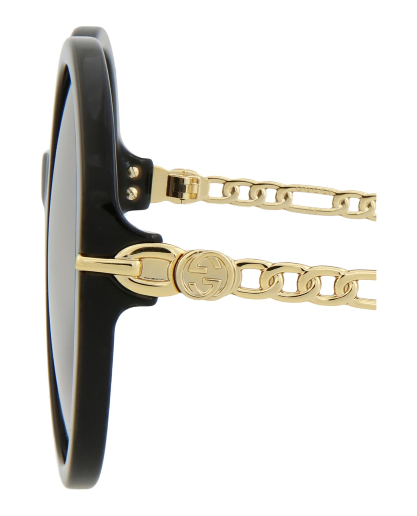 Gucci Oval-Frame Acetate Sunglasses