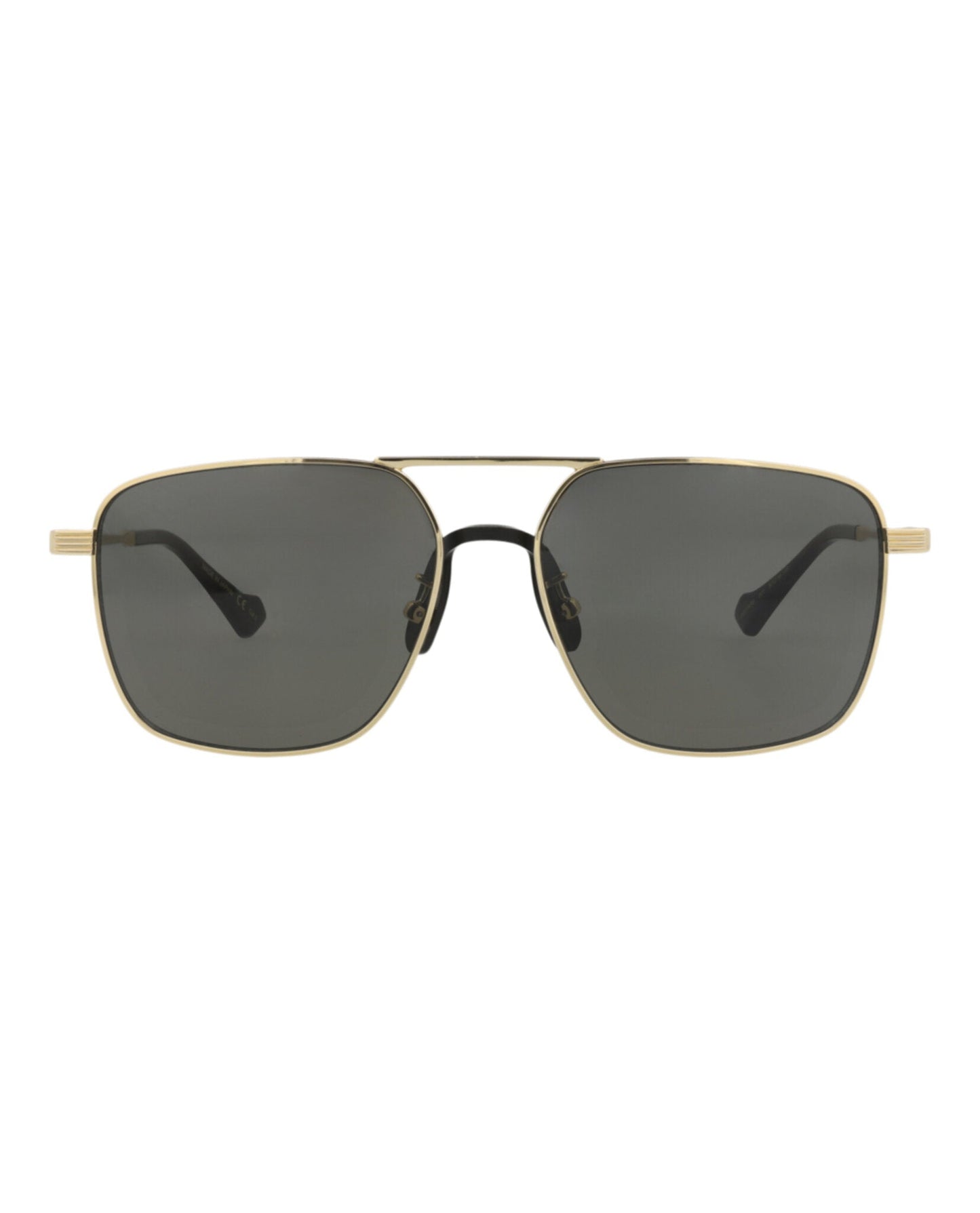 Gucci Aviator-Style Metal Sunglasses