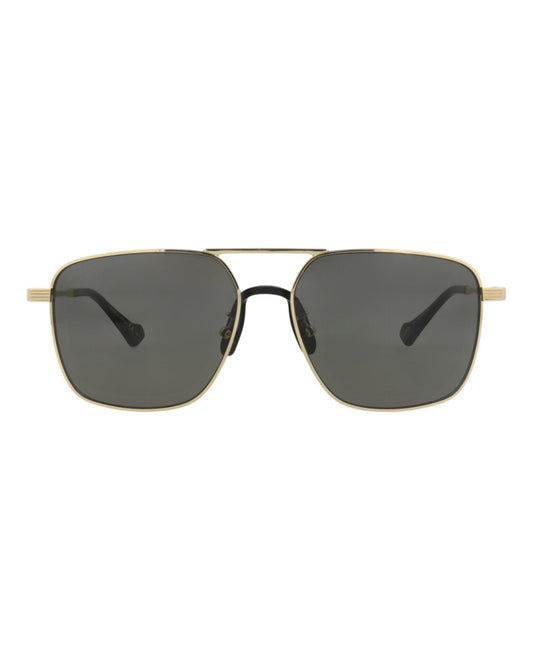 Gucci Aviator-Style Metal Sunglasses