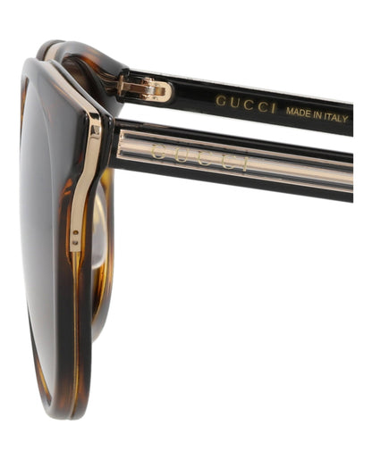 Gucci Round/Oval-Frame Acetate Sunglasses