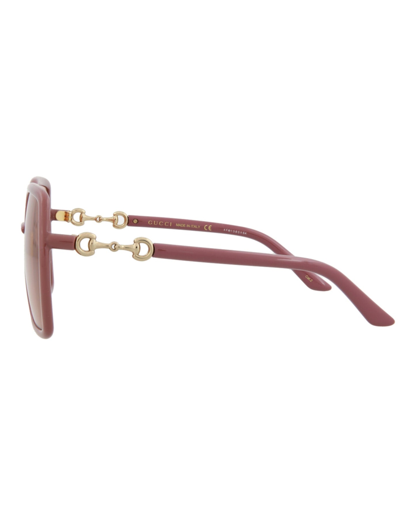 Gucci Square/Rectangle-Frame Injection Sunglasses