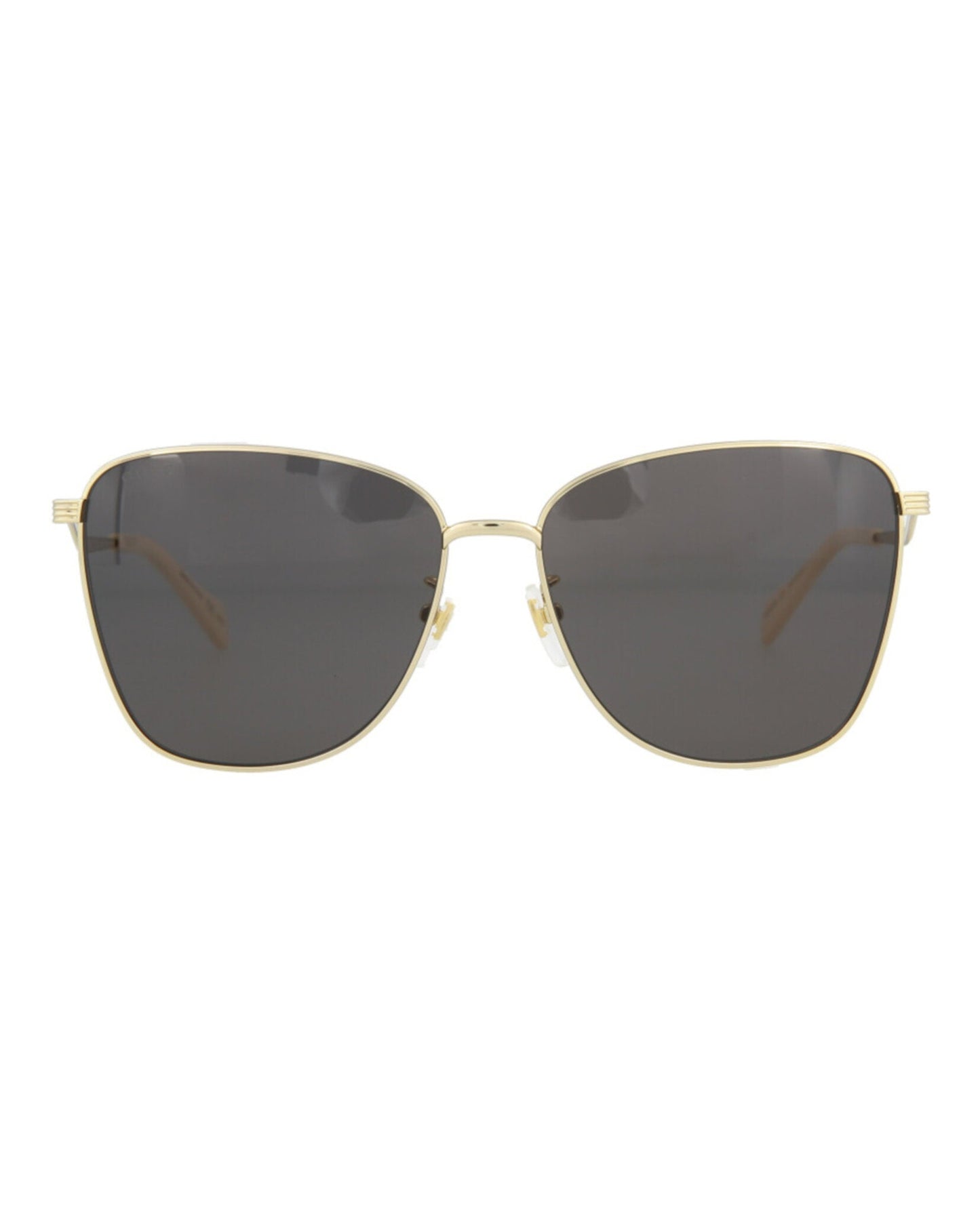 Gucci Square-Frame Metal Sunglasses