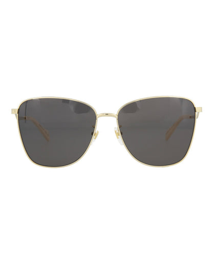 Gucci Square-Frame Metal Sunglasses