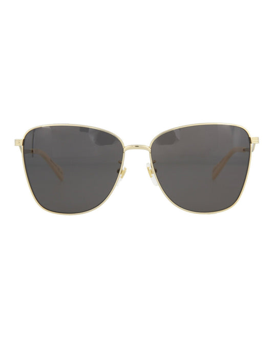 Gucci Square-Frame Metal Sunglasses