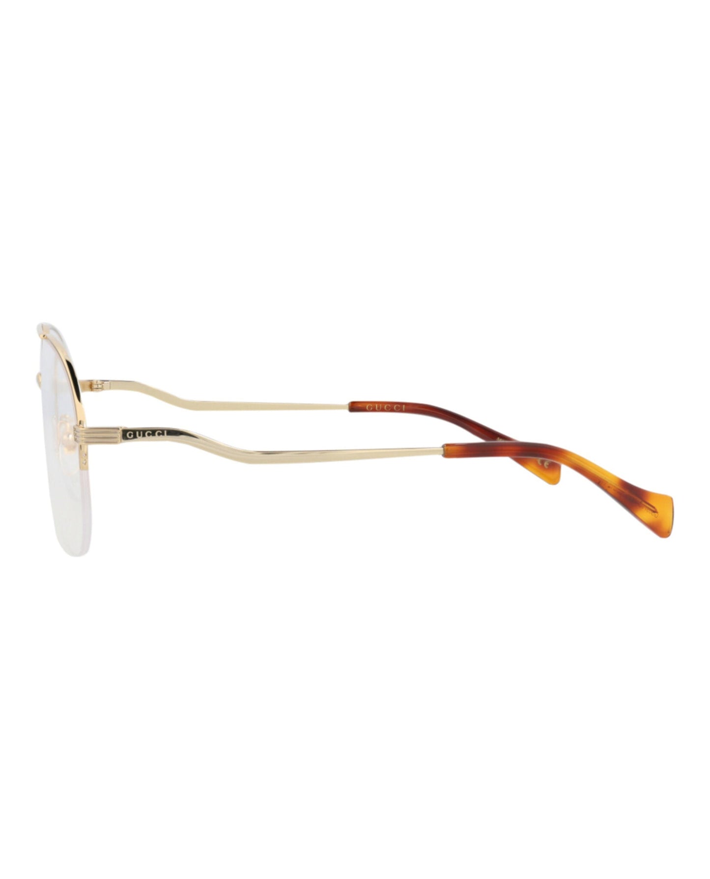 Gucci Aviator-Frame Metal Optical Frames