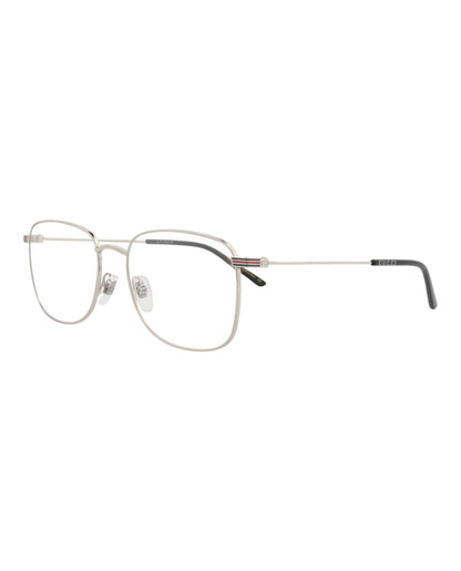 Gucci Square-Frame Metal Optical Frames