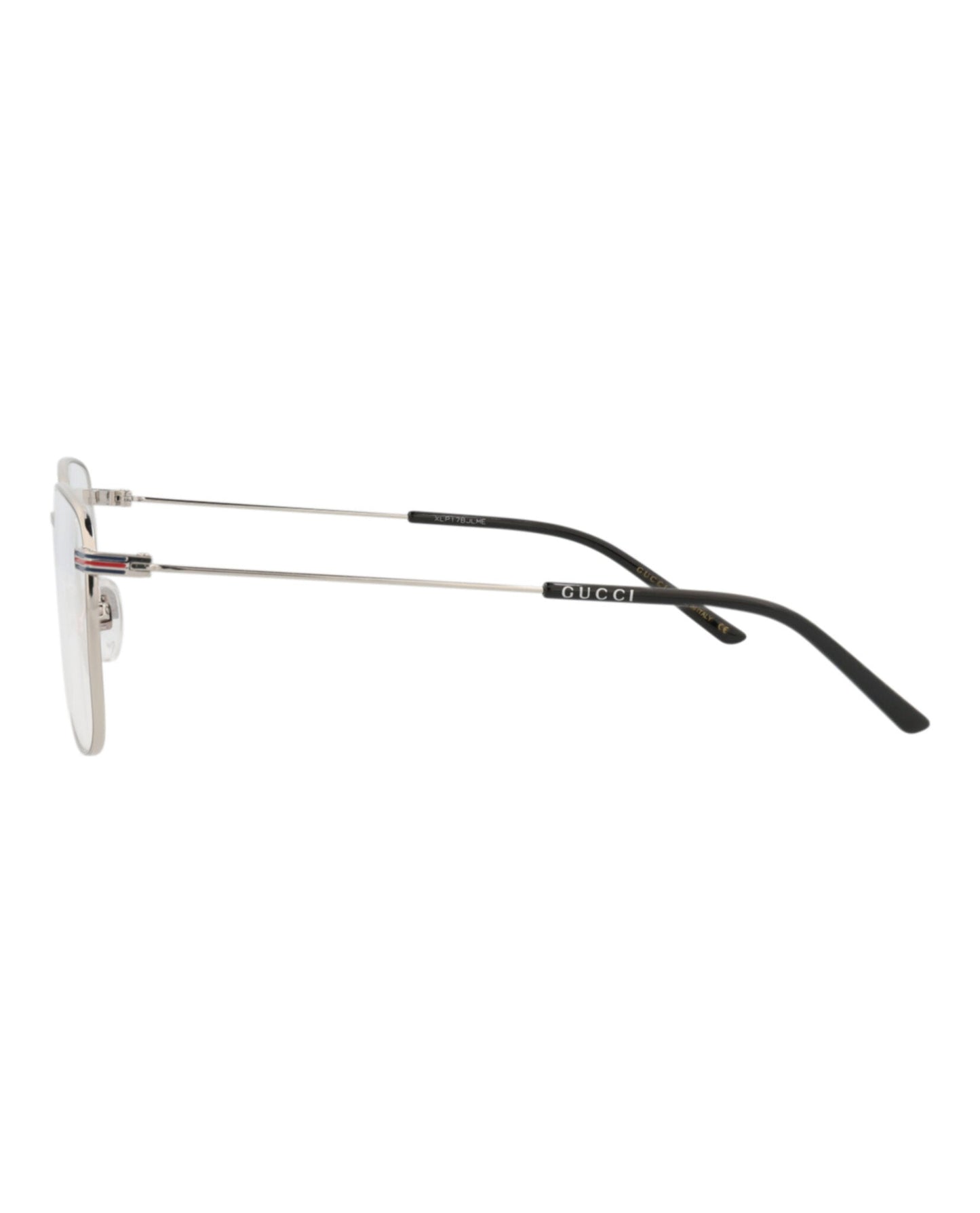 Gucci Square-Frame Metal Optical Frames