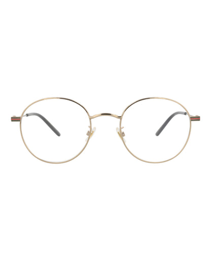 Gucci Round-Frame Metal Optical Frames
