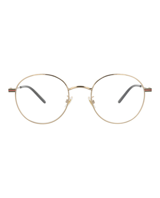Gucci Round-Frame Metal Optical Frames