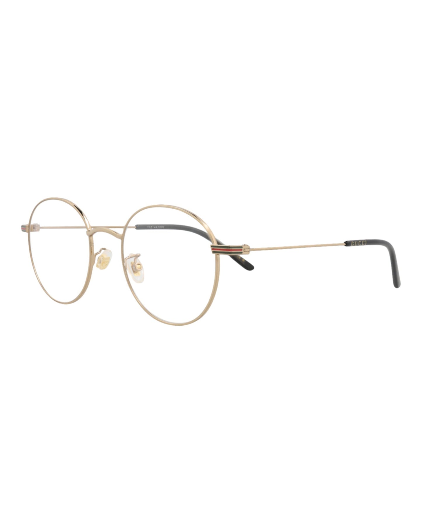 Gucci Round-Frame Metal Optical Frames