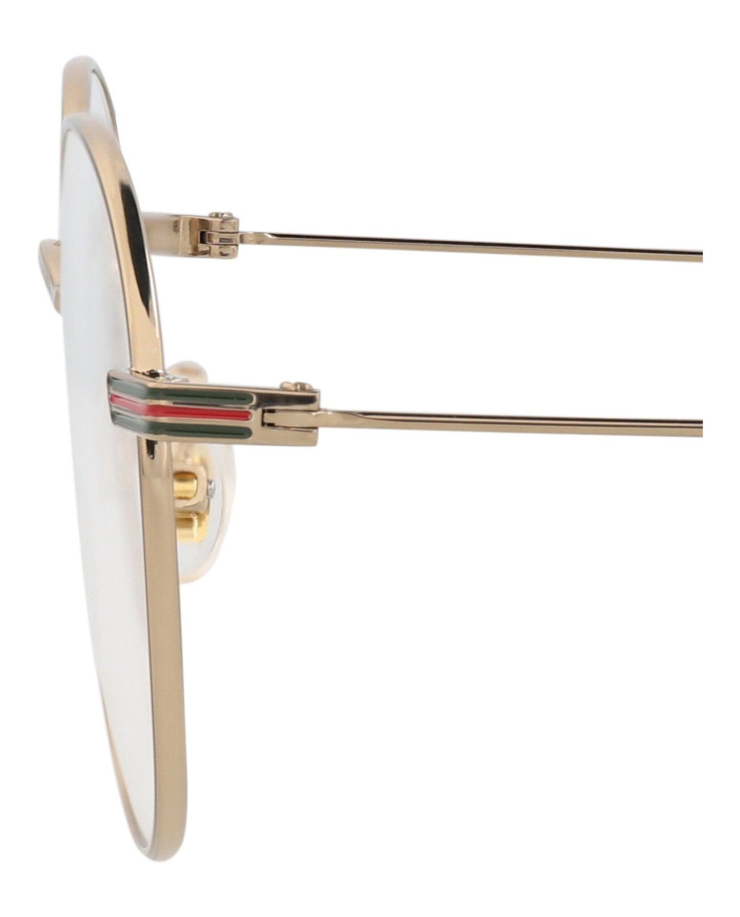 Gucci Round-Frame Metal Optical Frames